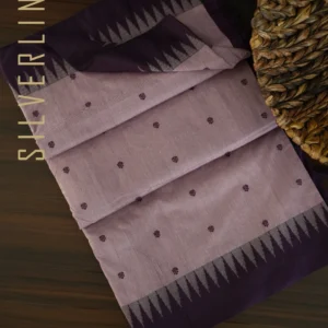 Onion w/ Dark Purple with Thread Butta and Temple Border