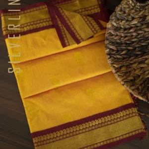 Mango Yellow w/ Kumkum Red Vaira Oosi and Manga Butta