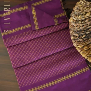 Magenta All Self Mini Checks and Retta Pet Border