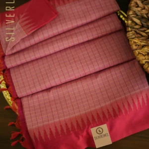Pink w/ Dark Pink Checks and Temple Border