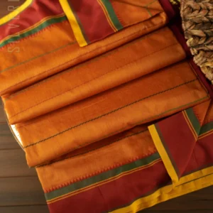 Rustic Orange Threadlines w/ Maroon