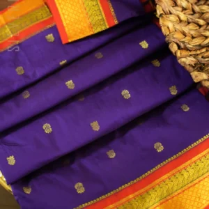 Violet w/ Red  Meena border